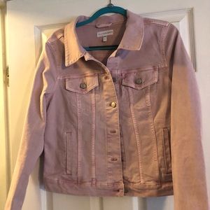 Loft Pink Denim Jacket
